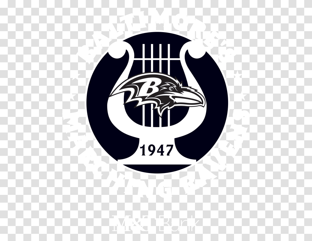Marching Ravens Baltimore Marching Ravens Logo, Trademark, Emblem, Car Transparent Png