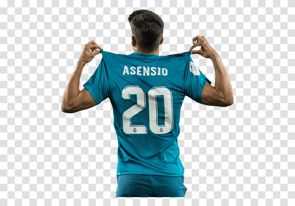 Marco Asensio Real Madrid 2017 18 Marco Asensio 2018, Shirt, Person, Jersey Transparent Png