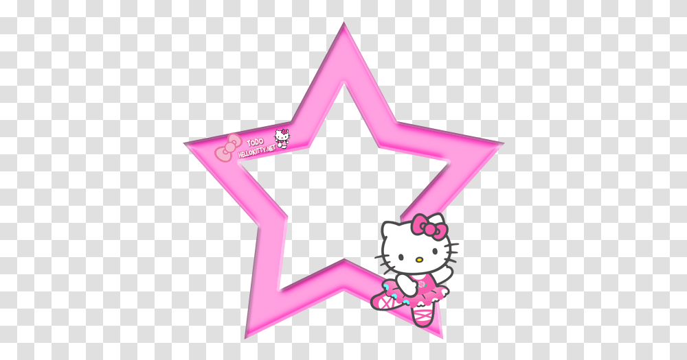 Marco De Kitty 2 Hello Kitty, Star Symbol, Cross Transparent Png