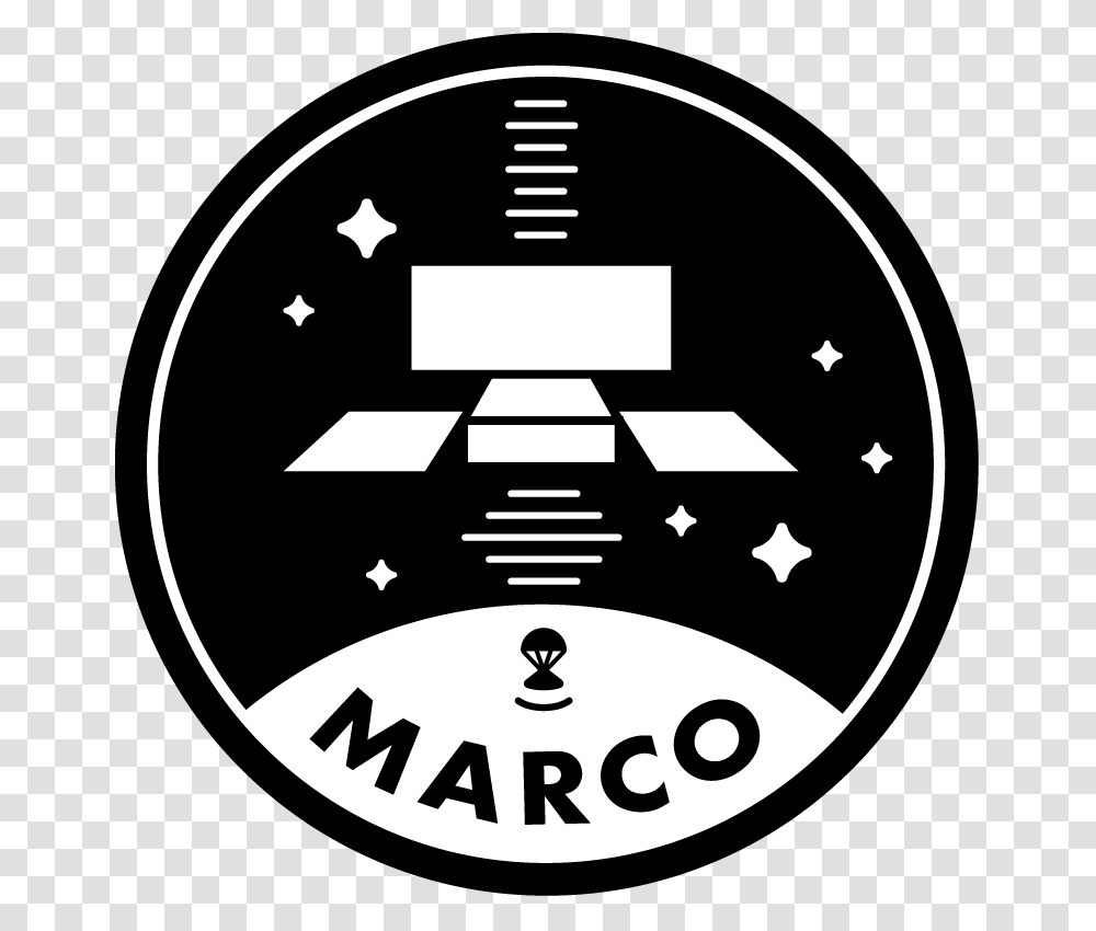 Marco Logo Bw Mars Cube One Patch, Trademark, Stencil Transparent Png