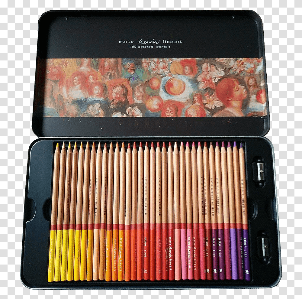 Marco Renoir Pencils Marco Renoir Colored Pencils, Mobile Phone, Electronics, Cell Phone, Person Transparent Png