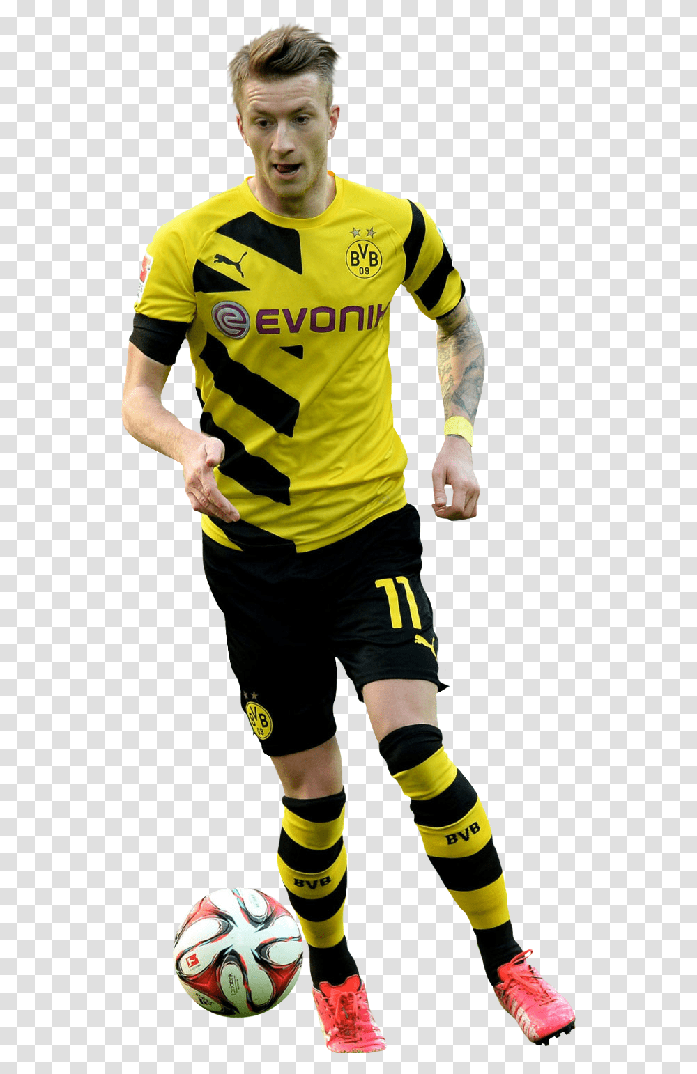 Marco Reus Borussia Dortmund Player, Shorts, Person, Soccer Ball Transparent Png