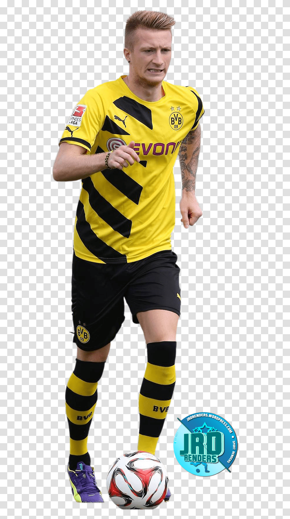 Marco Reus Player, Shorts, Person, Soccer Ball Transparent Png