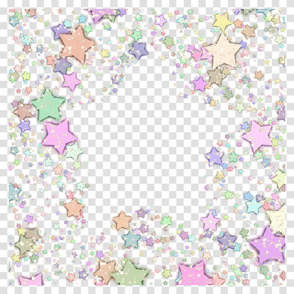 Marcos De Estrellas, Pattern, Paper, Confetti Transparent Png