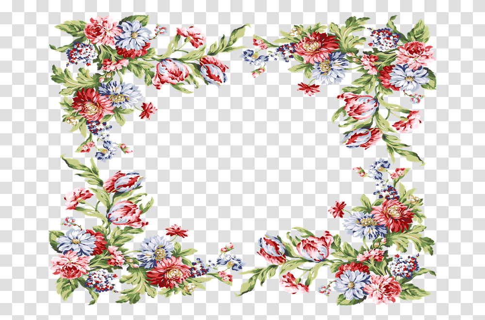 Marcos Para Fotos De Flores Flower Border Design, Floral Design, Pattern Transparent Png