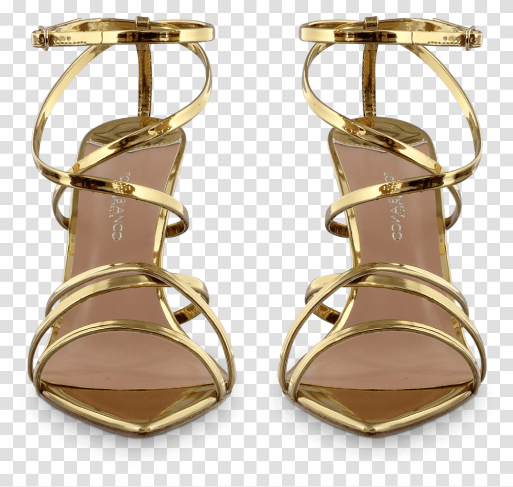 Marcy Gold Shine Front Sandal, Apparel, Footwear, Shoe Transparent Png