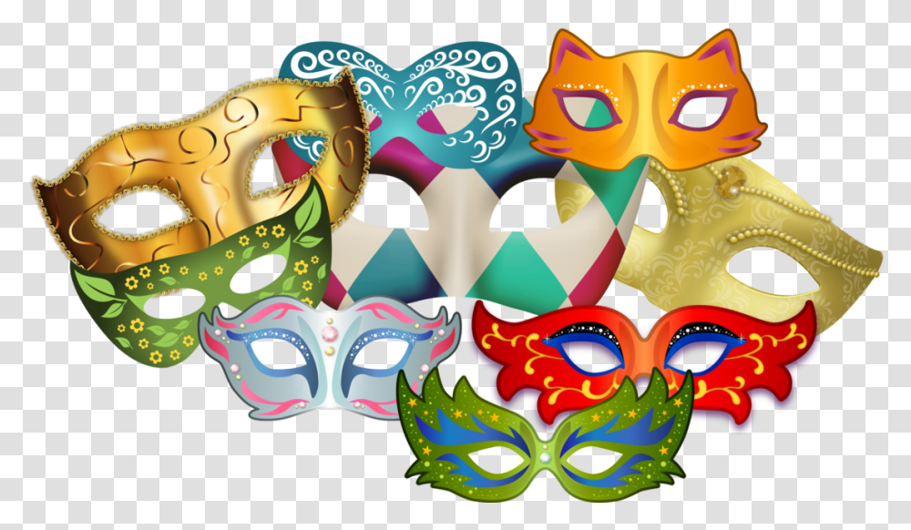 Mardi Carnival Poster Masque Gras Mask Clipart Mask, Parade, Crowd, Mardi Gras Transparent Png