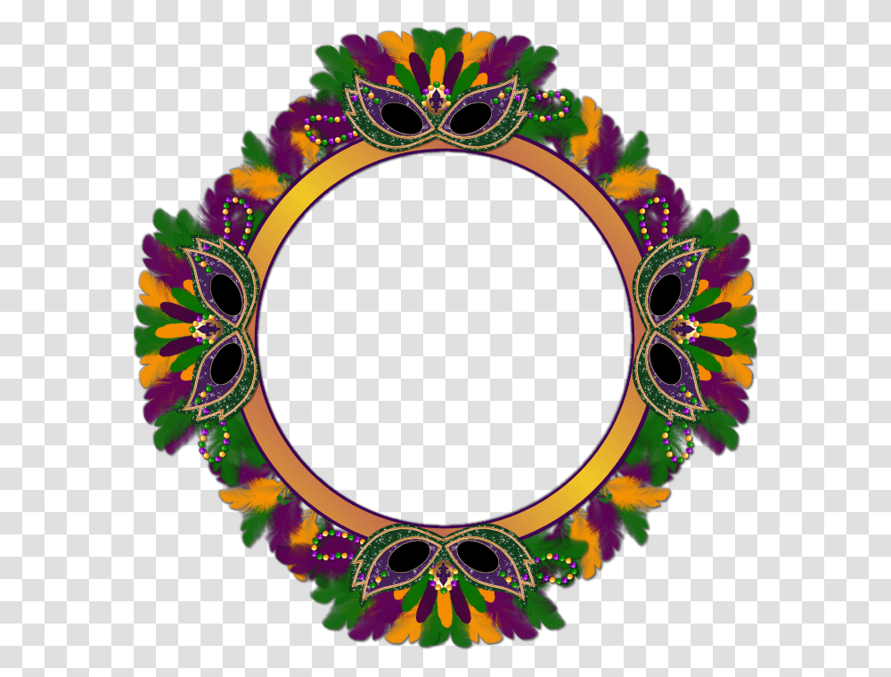 Mardi Gras Circle Clipart, Pattern, Bracelet, Jewelry Transparent Png