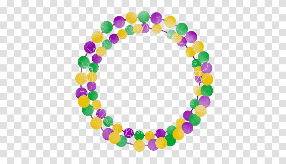 Mardi Gras Download Image Circle Mardi Gras Beads, Purple, Flyer, Poster Transparent Png