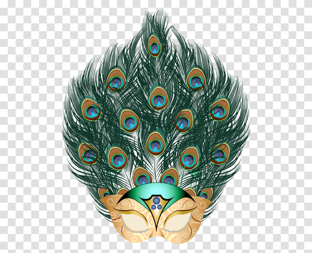 Mardi Gras Feathers Peacock Feather Mask, Bird, Animal, Toy, Pattern Transparent Png