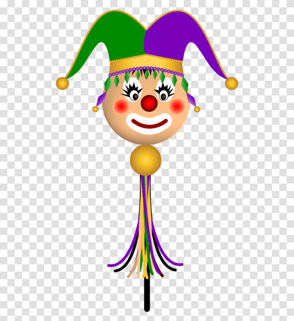 Mardi Gras Jester Clipart, Performer, Juggling, Rattle, Leisure Activities Transparent Png