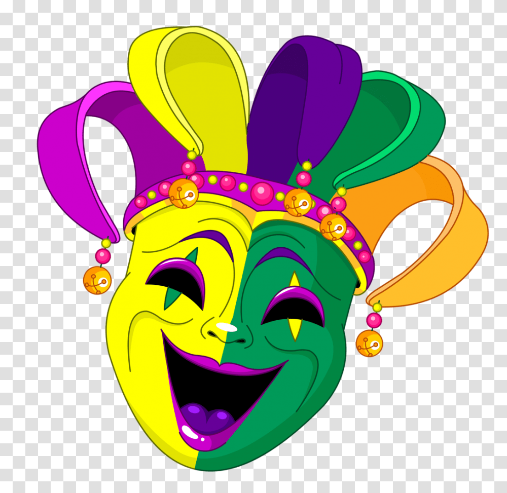 Mardi Gras Jester Mask Clipart Mardi Gras Clip Art, Parade, Crowd, Carnival, Face Transparent Png