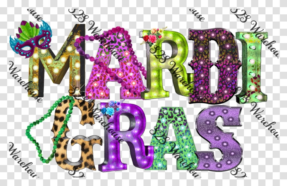 Mardi Gras Mask Bead Graphic Design, Alphabet, Purple, Number Transparent Png