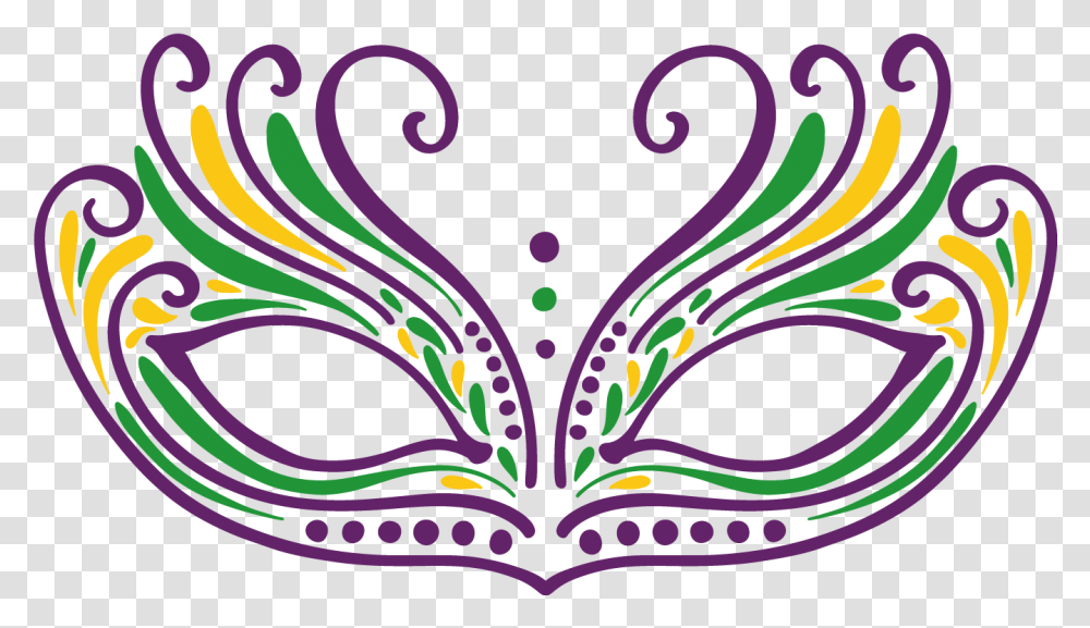 Mardi Gras Mask Silhouette Download, Pattern, Ornament Transparent Png