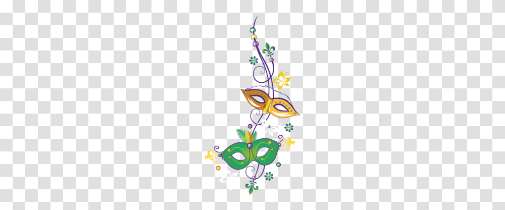 Mardi Gras Masks With Fleur De Lis And Beads, Parade, Carnival, Crowd Transparent Png