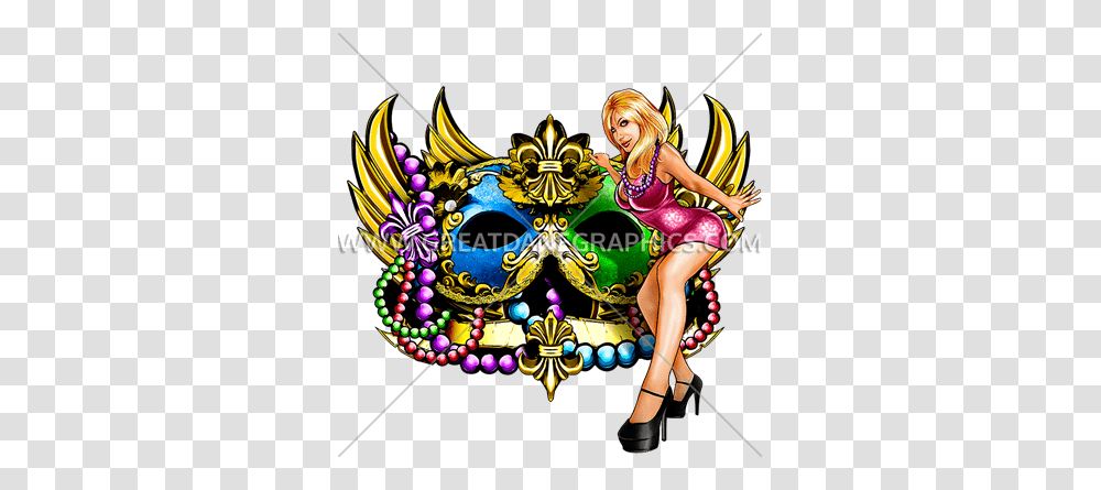 Mardi Gras Party Production Ready Artwork For T Shirt Printing, Person, Human, Crowd, Parade Transparent Png
