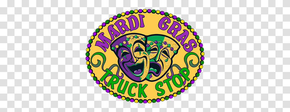 Mardi Gras Truck Stop Dot, Parade, Crowd, Carnival, Text Transparent Png