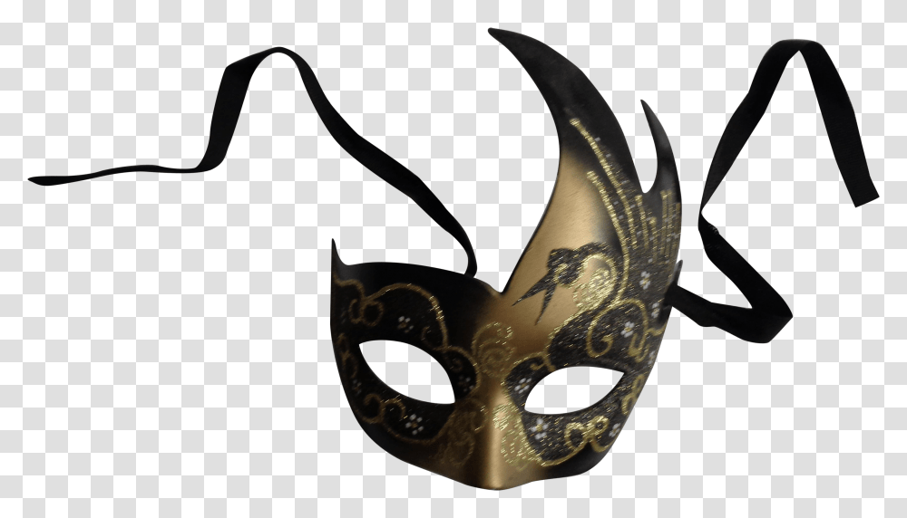 Mardi Venice Gold Carnival Gras Mask Mask, Bronze Transparent Png