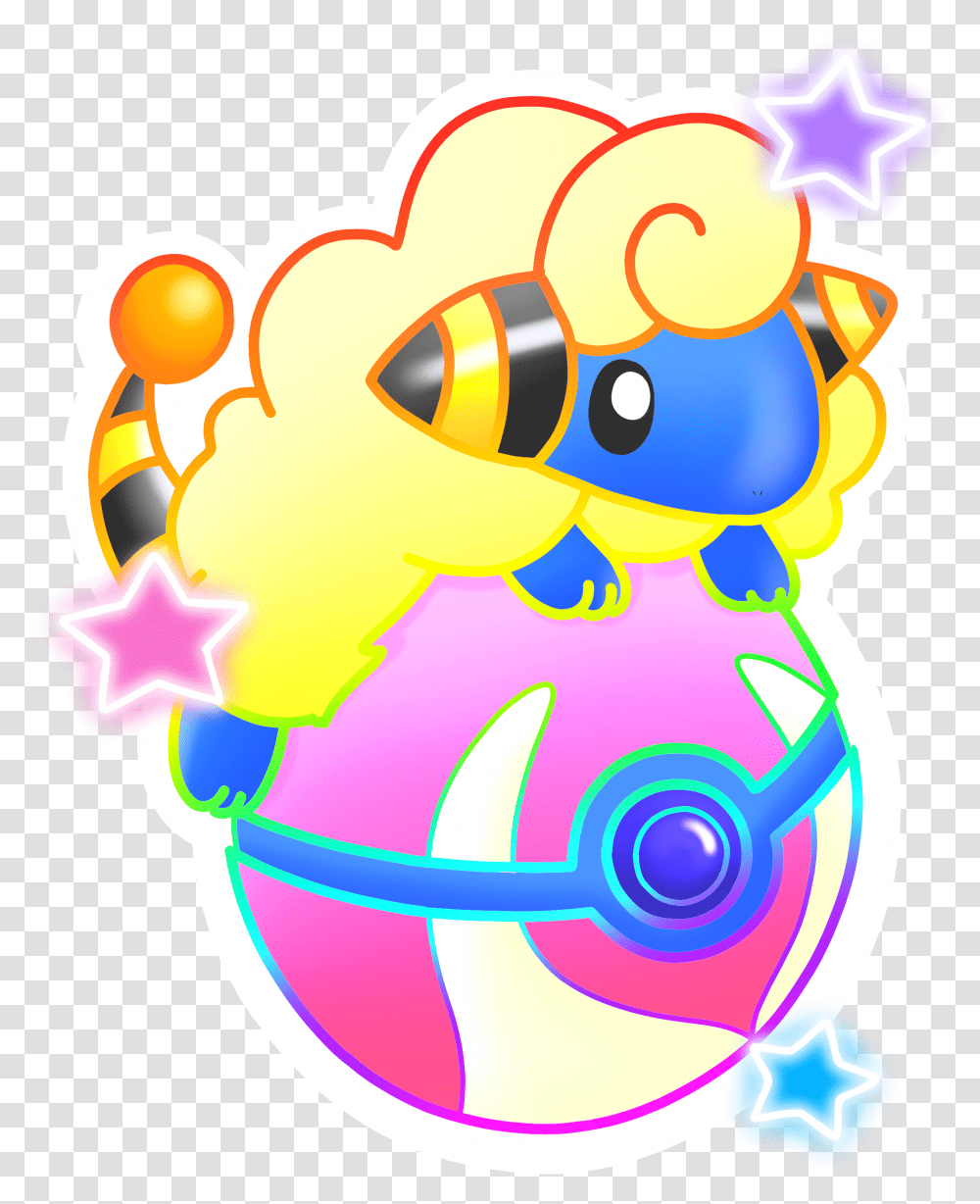Mareep Pokeball Sticker Clipart Download, Astronomy, Outer Space, Universe Transparent Png