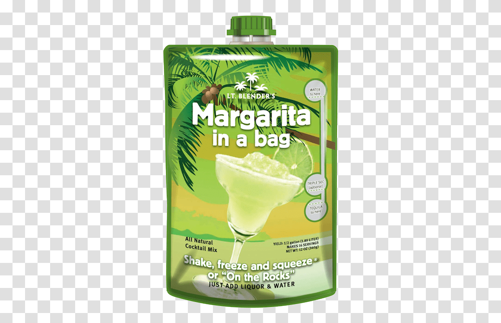 Margarita In A Bag Frozen Margarita Mix Bag, Plant, Beverage, Cocktail, Alcohol Transparent Png