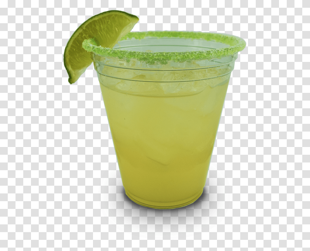 Margarita In Plastic Cup, Lemonade, Beverage, Drink, Milk Transparent Png