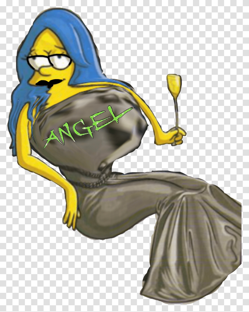 Marge Margesimpson Simpson Simpsons Thesimpson Cartoon, Person, Mammal, Animal, Outdoors Transparent Png