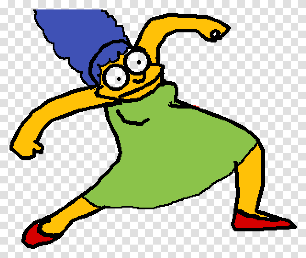 Marge Simpson Doing Orange Justice Marge Orange Justice, Art, Silhouette, Graphics, Goggles Transparent Png
