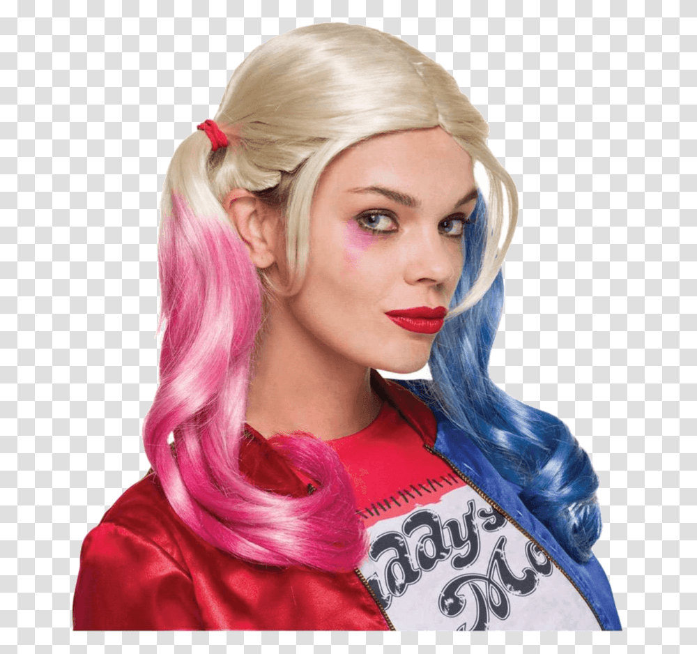 Margot Robbie Harley Quinn Harley Quinn Wig, Hair, Person, Human, Dye Transparent Png