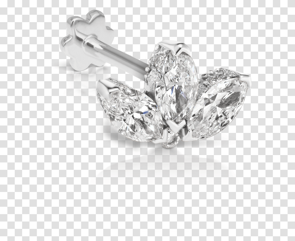 Maria Tash, Crystal, Diamond, Gemstone, Jewelry Transparent Png
