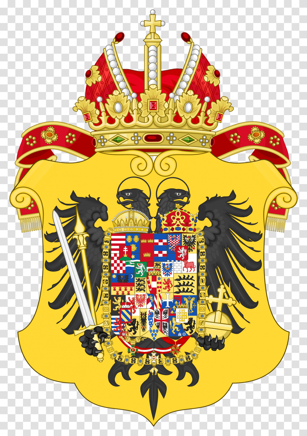 Maria Theresa Of Austria Family Crest, Crown, Jewelry, Accessories, Crowd Transparent Png