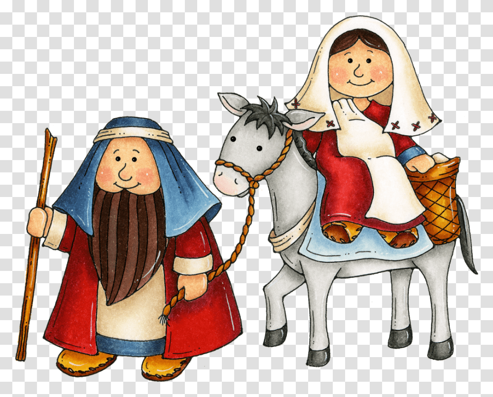 Maria Y Jose Christmas Manger Nativity Jesus Background, Costume, Clothing, Apparel, Toy Transparent Png