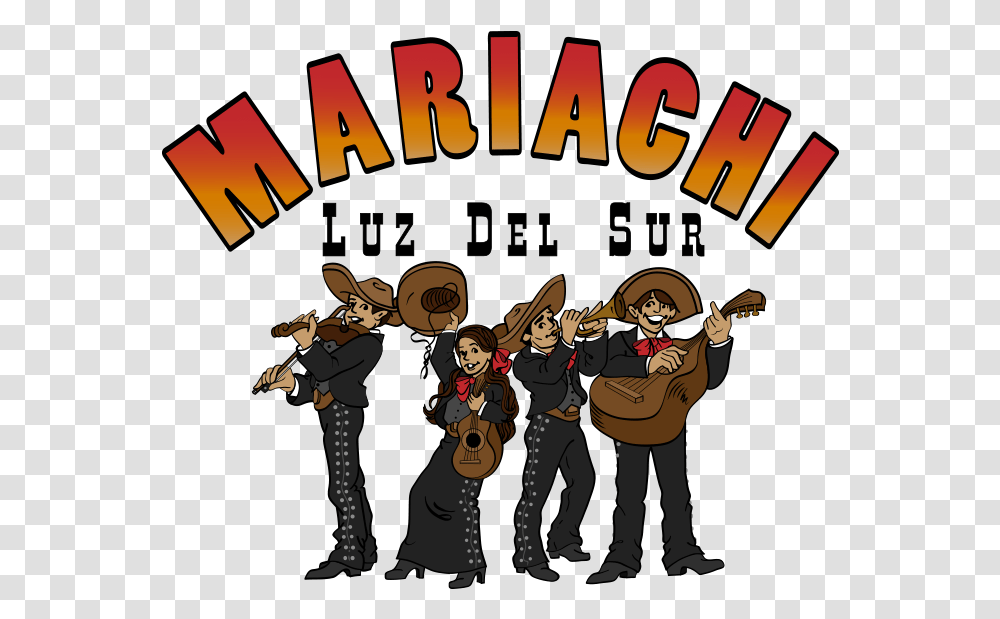 Mariachi Luz Del Sur Cartoon, Person, Costume, Poster, Leisure Activities Transparent Png