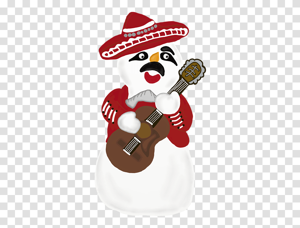 Mariachi Snowman Spiral Notebook For Sale, Performer, Leisure Activities, Winter, Outdoors Transparent Png