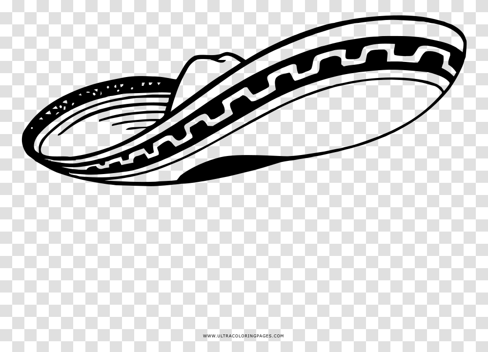 Mariachi Sombrero Coloring, Gray, World Of Warcraft Transparent Png