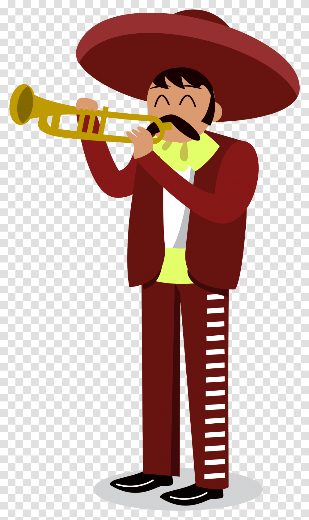 Mariachi Tocando La Trompeta Mariachi, Person, Human, Musical Instrument, Brass Section Transparent Png