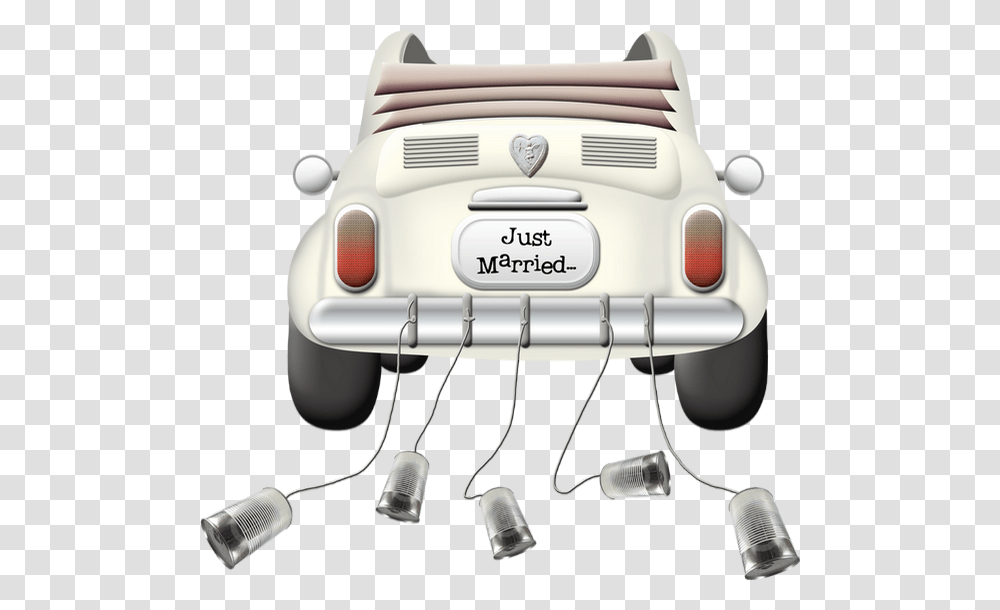 Mariage Tube Voiture Wedding Car Just Married Marriage, Bumper, Vehicle, Transportation, Tire Transparent Png