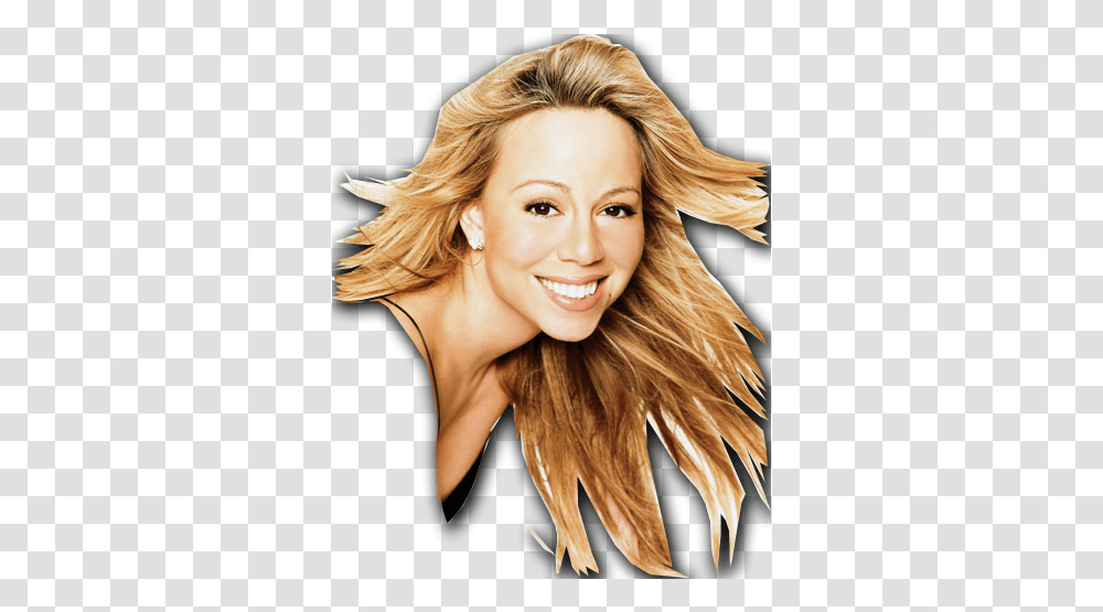 Mariah Carey Head Image With No Mix People That Look White, Face, Person, Hair, Haircut Transparent Png