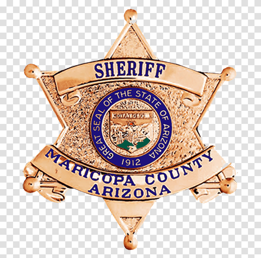Maricopa County Sheriff's Office Star, Logo, Trademark, Badge Transparent Png