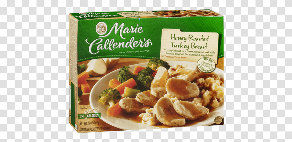 Marie Callender's Honey Roasted Turkey Breast, Dinner, Food, Meal, Plant Transparent Png
