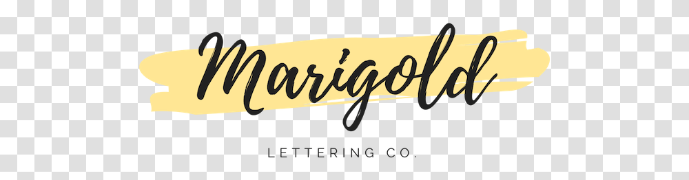 Marigold Lettering Co Calligraphy, Handwriting, Label, Baseball Bat Transparent Png