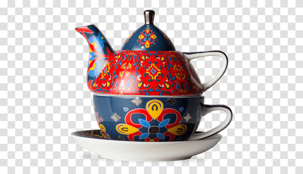 Marigold Magic Sunshine Tea For One, Pottery, Teapot, Saucer, Birthday Cake Transparent Png