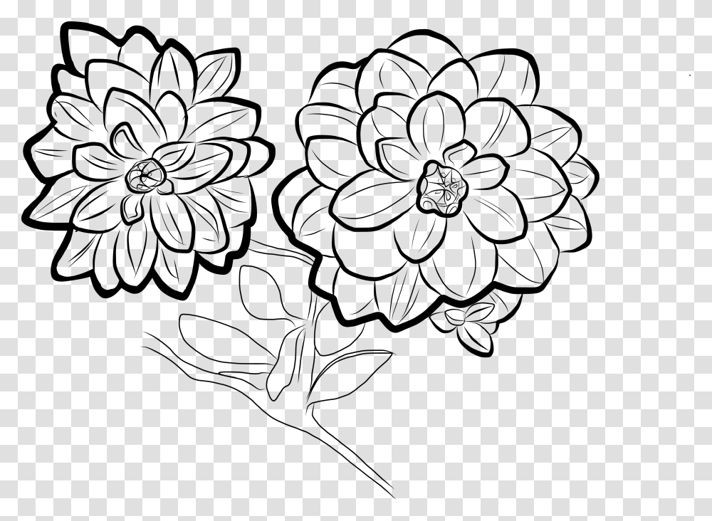Marigolds Clipart Marigold Day Of The Dead Flowers Drawings, Cross, Silhouette Transparent Png