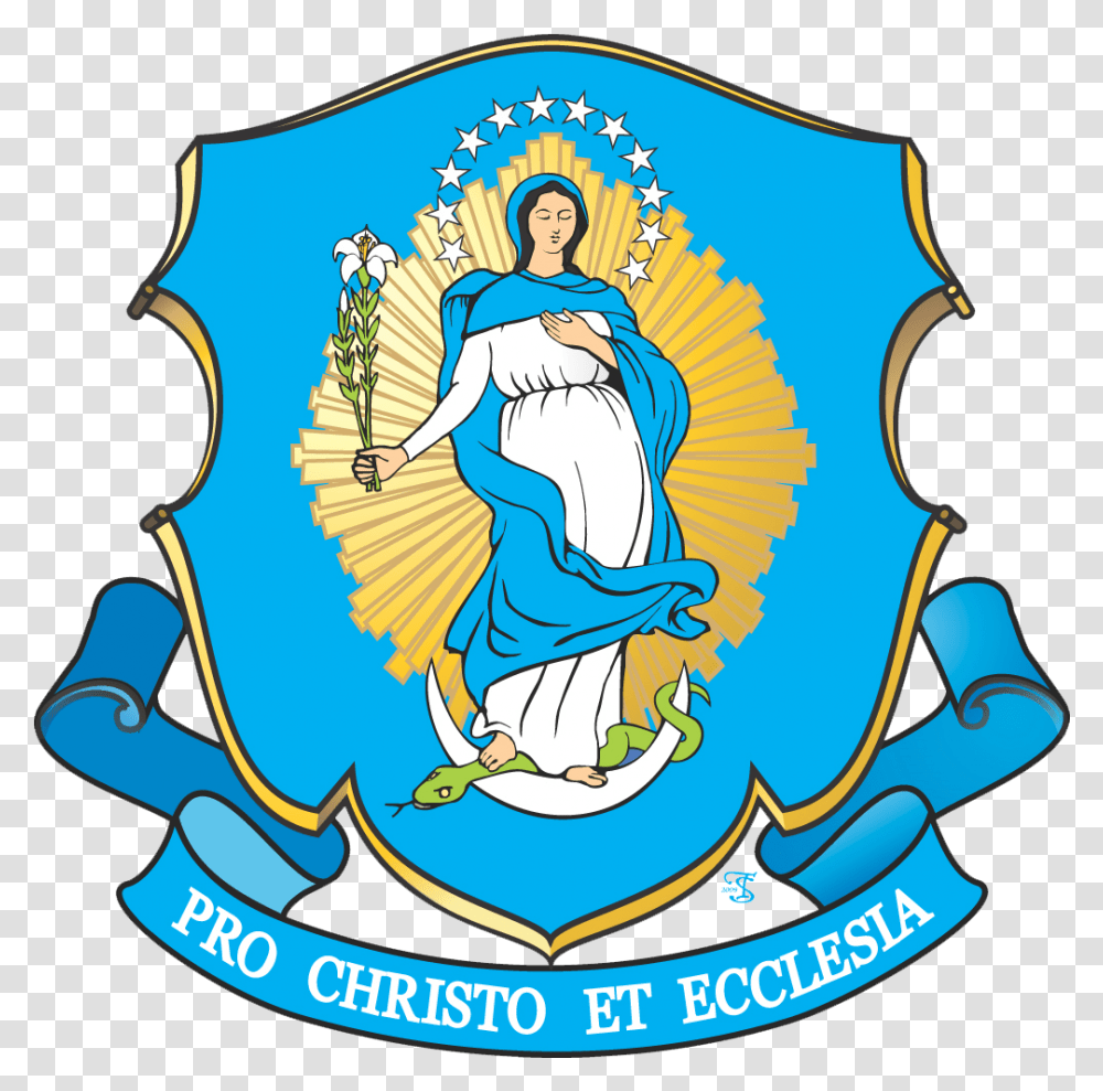 Marijonu Logo - Marijampols Marijon Gimnazija Marian Helpers, Armor, Shield, Person, Human Transparent Png