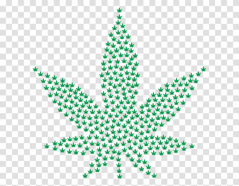 Marijuana Drugs Fractal Cannabis Drug Hemp Leaf Approved Solar Retailer, Plant, Pattern, Ornament, Crystal Transparent Png