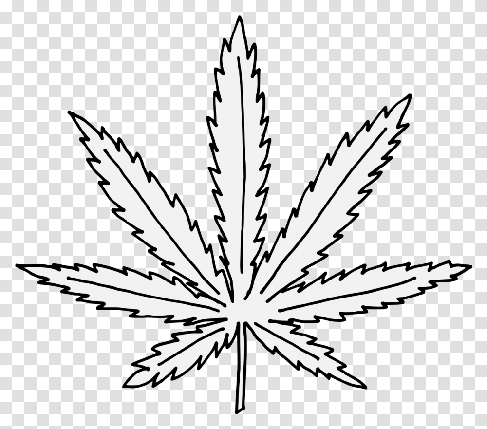 Marijuana Leaf Coloring Page, Plant, Tree, Maple Leaf, Silhouette Transparent Png