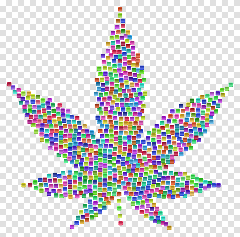 Marijuana Leaf Tiles Clip Arts Marijuana Leaf Vector, Pattern, Ornament, Fractal, Purple Transparent Png