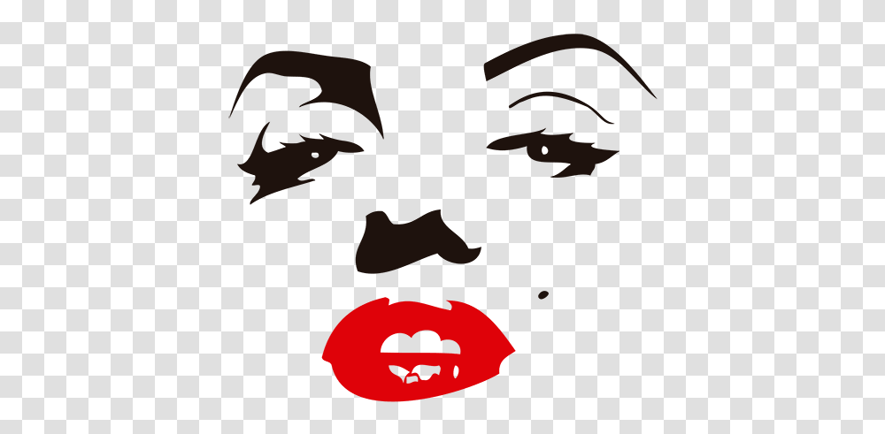 Marilyn Monroe Art Stencils, Bird, Animal, Face, Plant Transparent Png