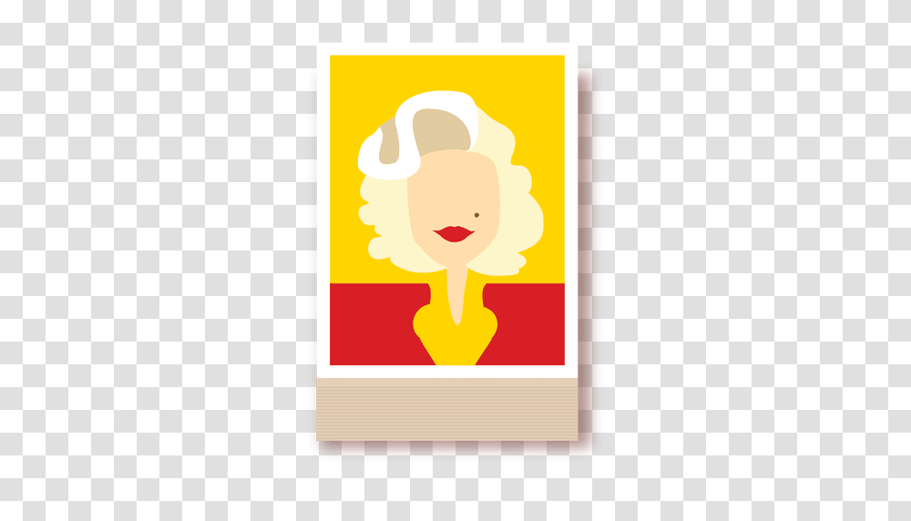 Marilyn Monroe Cartoon Character, Label, Logo Transparent Png