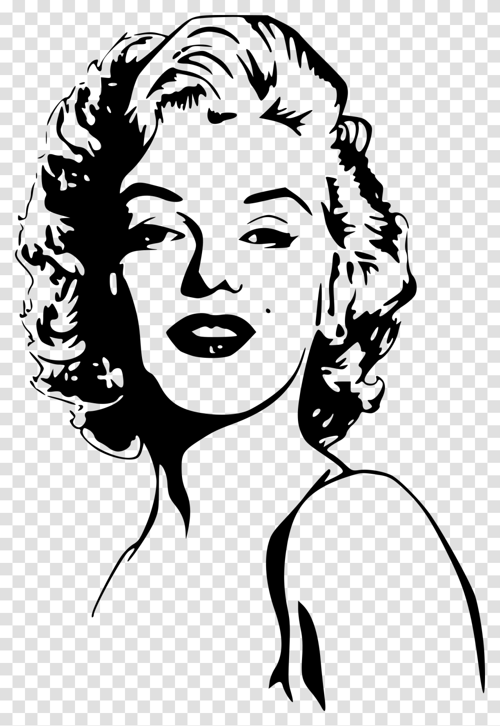 Marilyn Monroe, Celebrity, Gray, World Of Warcraft Transparent Png