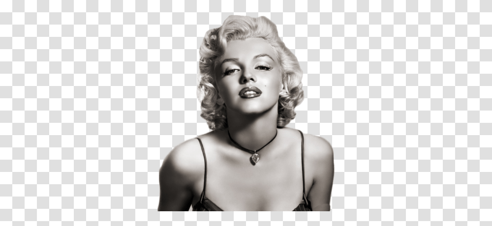 Marilyn Monroe, Celebrity, Person, Necklace, Face Transparent Png